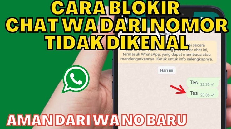 cara menolak whatsapp dari nomor yang tidak dikenal